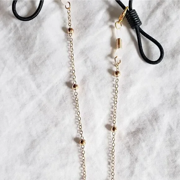 Mask Golden Pearl Chain - Picture 4 of 6